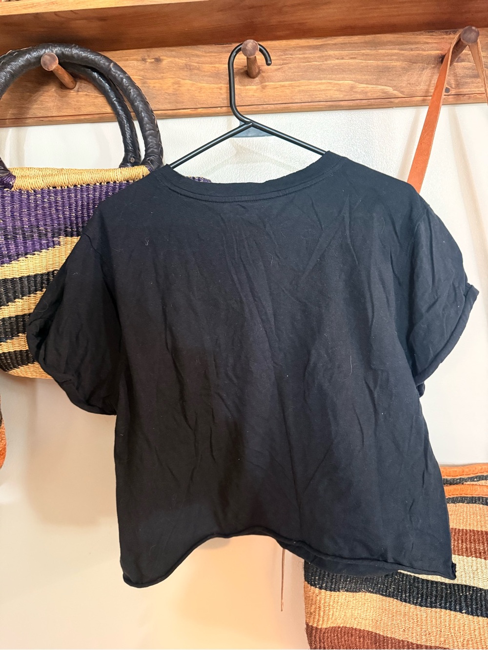 We The Free Black Relaxed Crop Tee - Picture 3 of 3